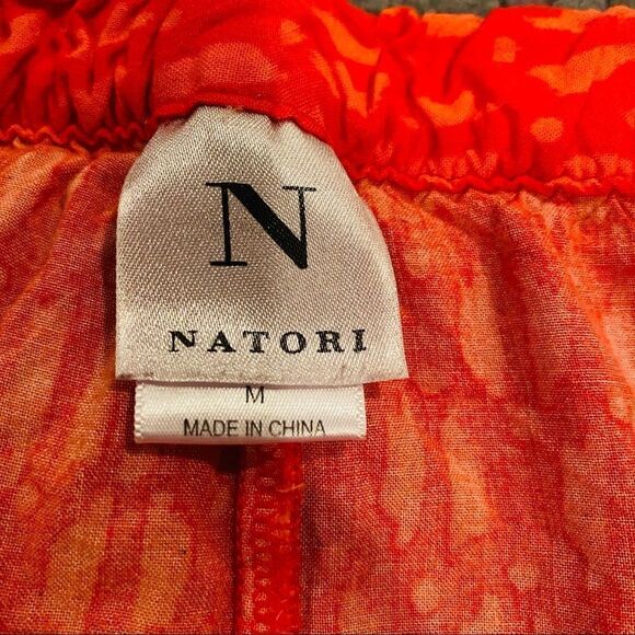 Natori Pajama Pants Size Medium Red & Pink - Picture 7 of 8